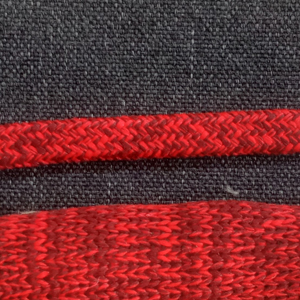 Heather Red Rope / Olefin Anthracite Grey Fabric