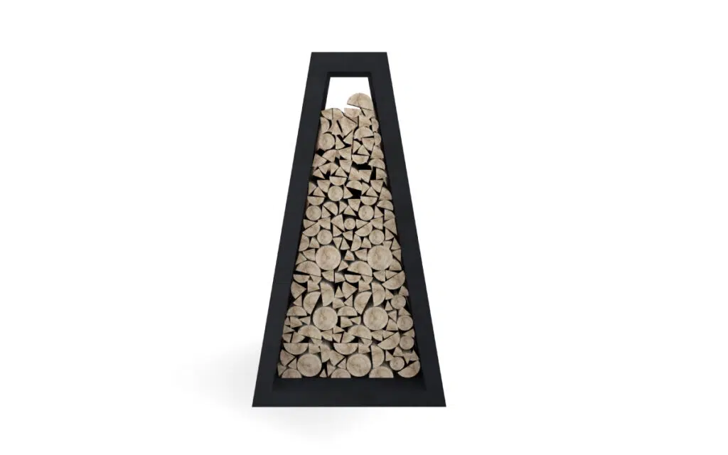 Premium Wood Storage Braséro plancha