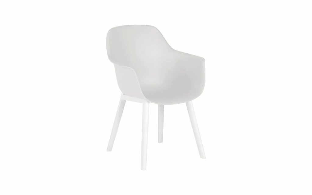 fauteuil next aluminium blanc blanc Nicolazi Design