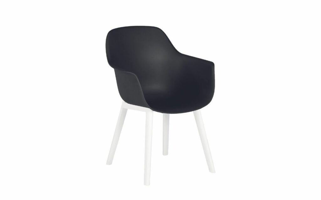 fauteuil next aluminium noir blanc Nicolazi Design