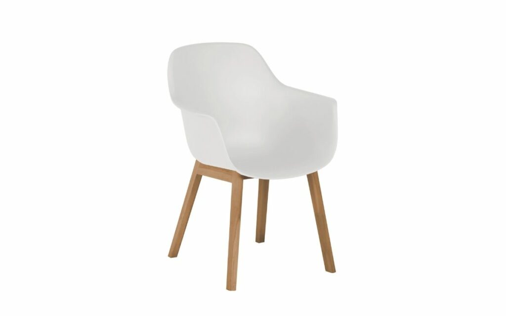 fauteuil next teck blanc Nicolazi Design