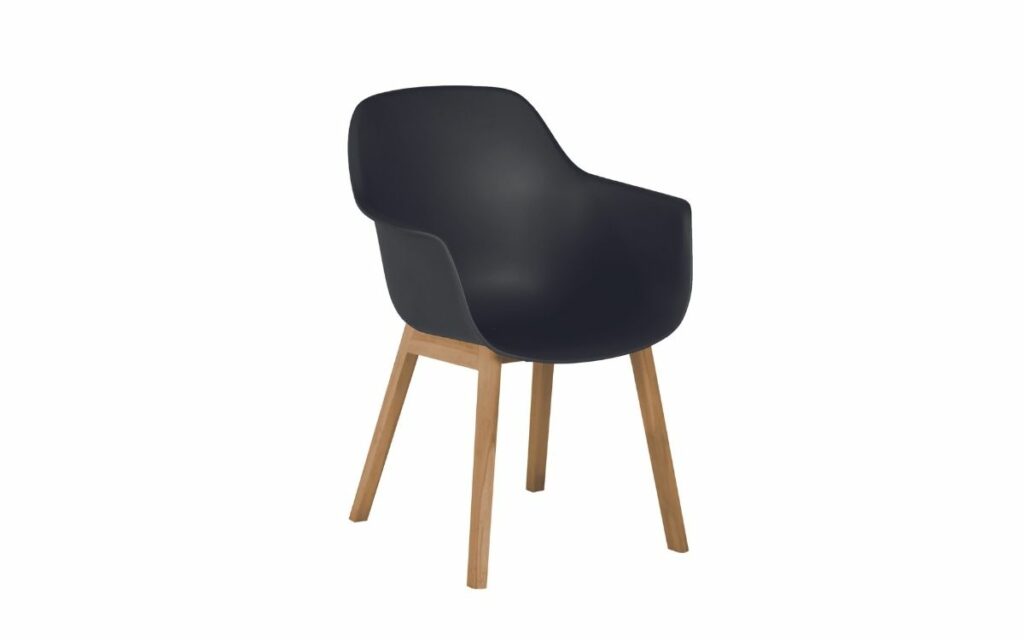 fauteuil next teck noir Nicolazi Design