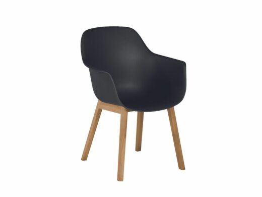 fauteuil next teck noir Nicolazi Design