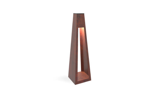 Borne d’éclairage de jardin avec une lampe LED