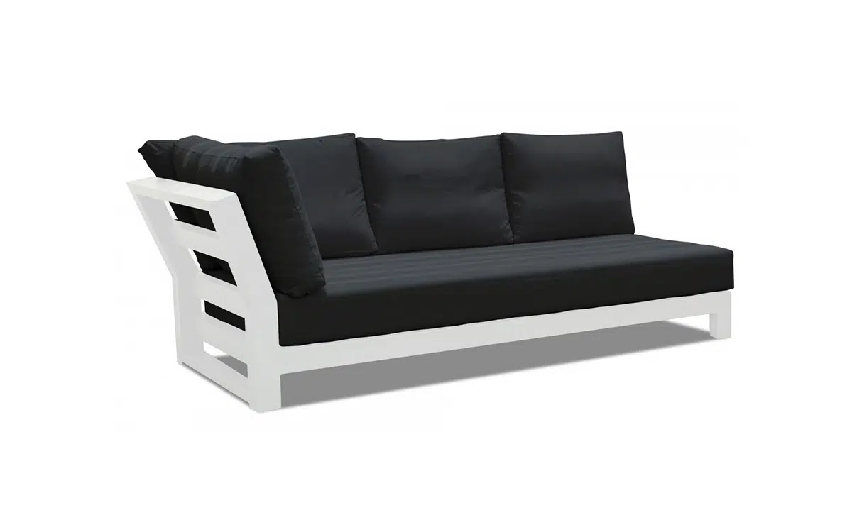 Salon Omega banquette accoudoir droit