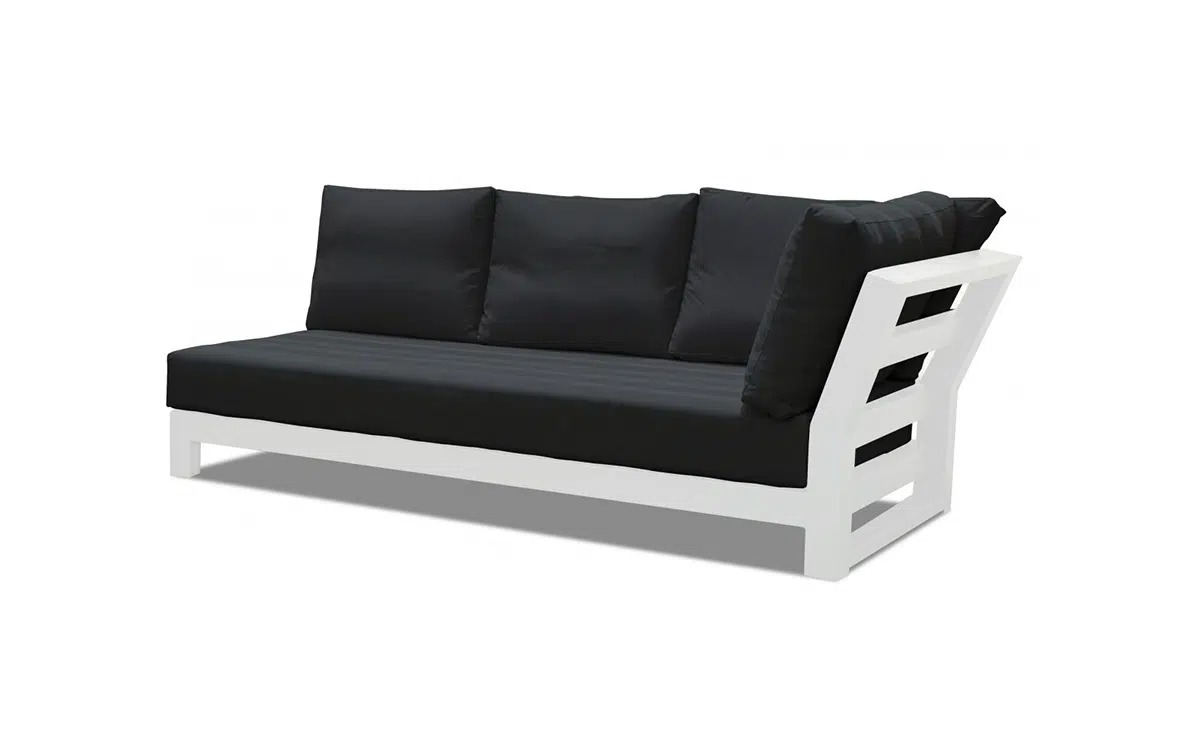 Salon Omega banquette accoudoir gauche
