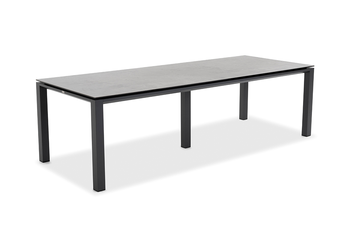 table-fixe-edelweiss-260-alu-gris-ceramique-beton