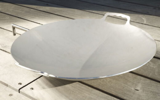 Wok Inox pour cheminée d'extérieur Nicolazi Design